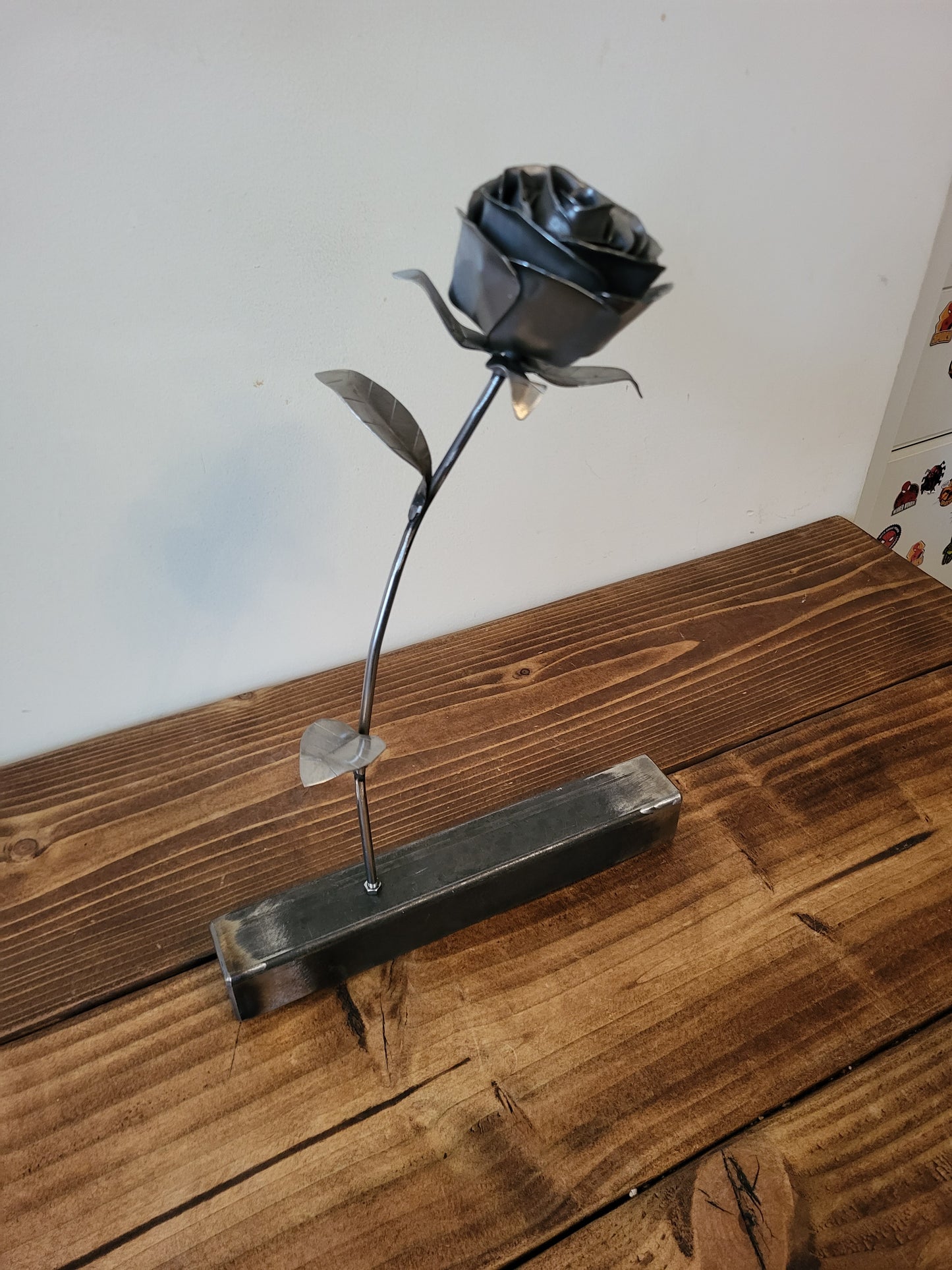 Forever Rose, Handcrafted Steel Rose- Mothers day- Anniversary- Wedding- Birthday- Memorial- Special occasion- Gift