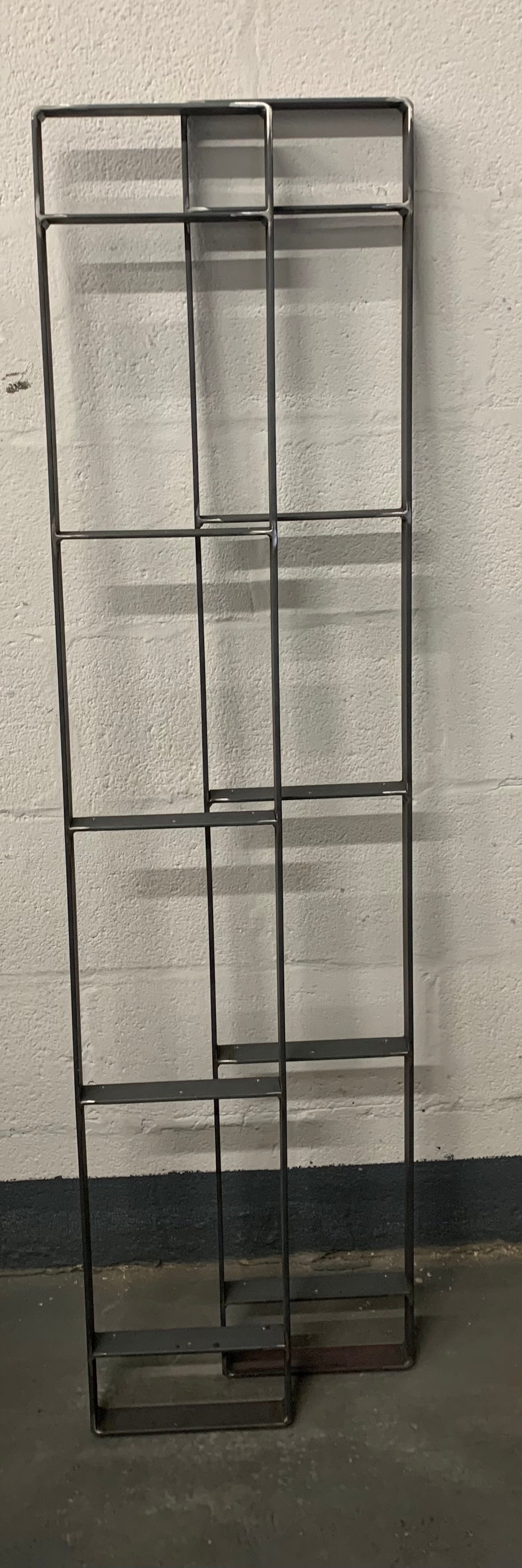 FRAMES ONLY Book case | Shelving unit | Room divider | Bar | made from Flat bar Steel