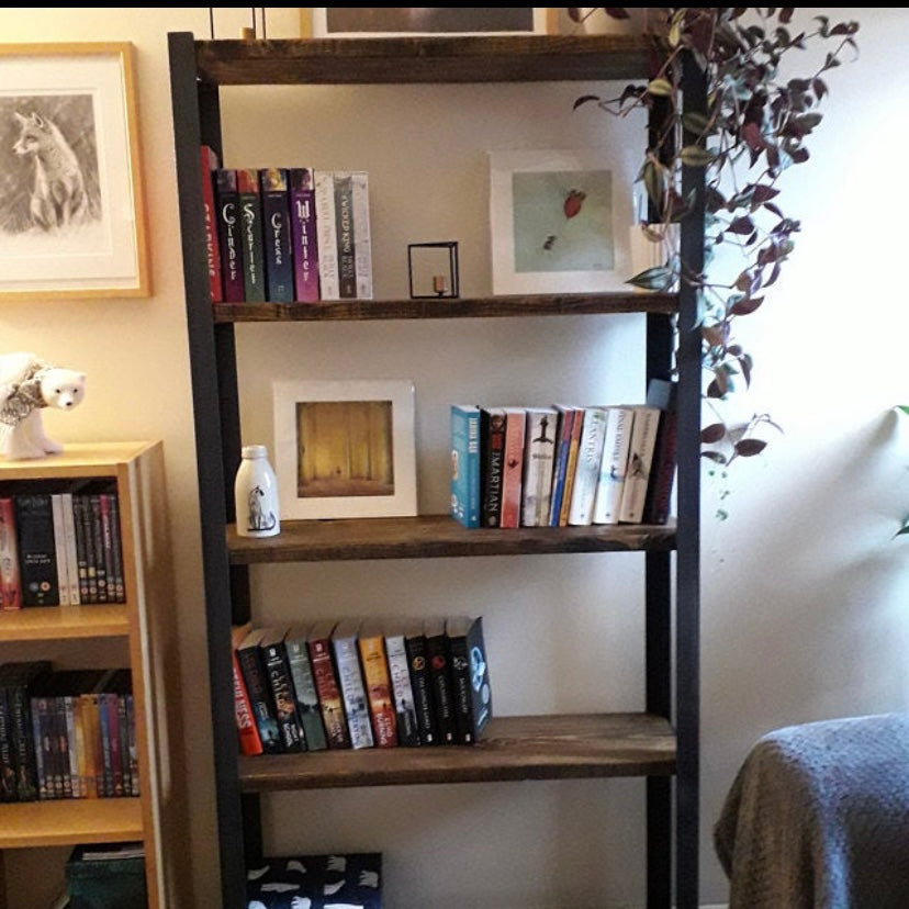 FRAMES ONLY Book case | Shelving unit | Room divider | Bar | made from raw angle steel
