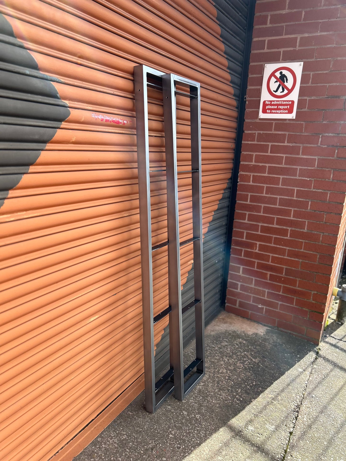 FRAMES ONLY Book case | Shelving unit | Room divider | Bar | made from Box section Steel