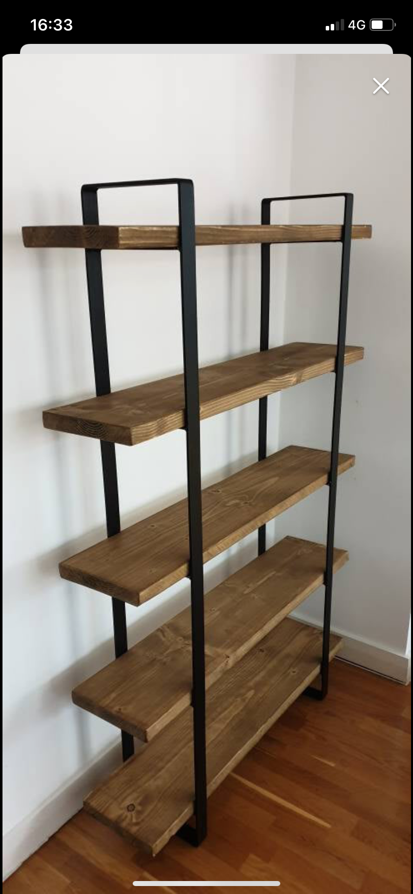 FRAMES ONLY Book case | Shelving unit | Room divider | Bar | made from Flat bar Steel