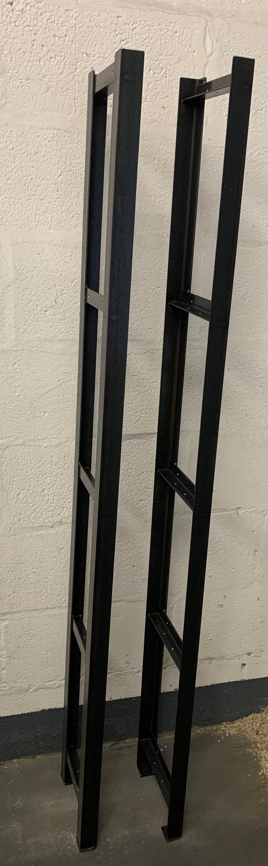 FRAMES ONLY Book case | Shelving unit | Room divider | Bar | made from raw angle steel