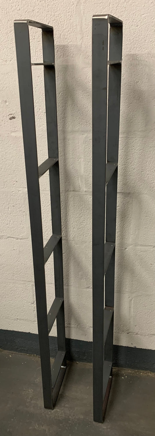 FRAMES ONLY Book case | Shelving unit | Room divider | Bar | made from Flat bar Steel