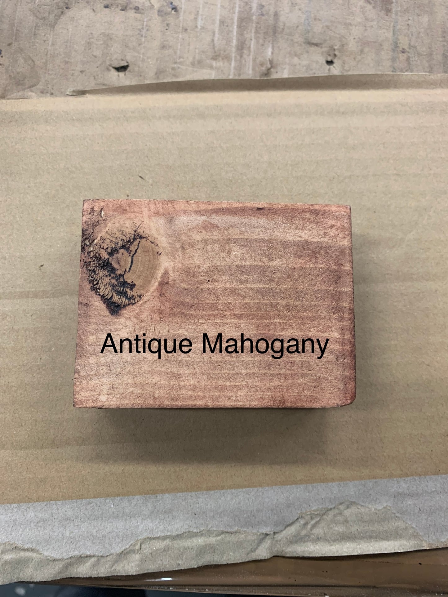 Individual stain samples