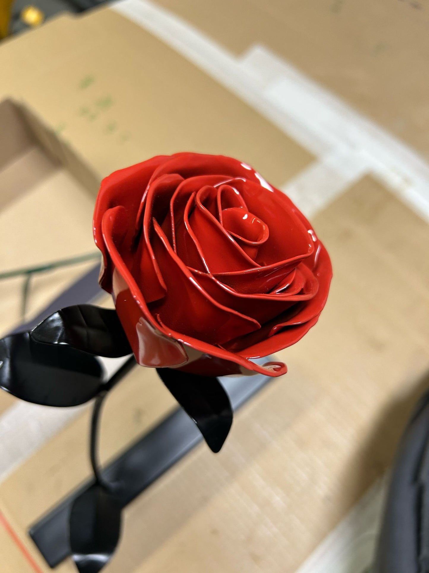 Forever Rose, Handcrafted Steel Rose- Mothers day- Anniversary- Wedding- Birthday- Memorial- Special occasion- Gift