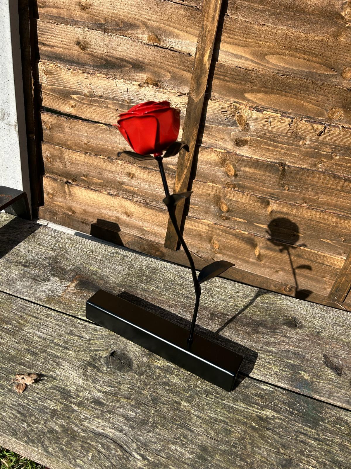 Forever Rose, Handcrafted Steel Rose- Mothers day- Anniversary- Wedding- Birthday- Memorial- Special occasion- Gift