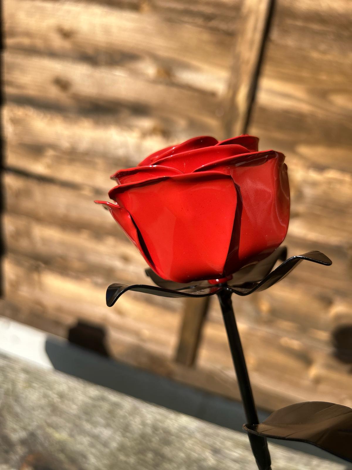 Forever Rose, Handcrafted Steel Rose- Mothers day- Anniversary- Wedding- Birthday- Memorial- Special occasion- Gift