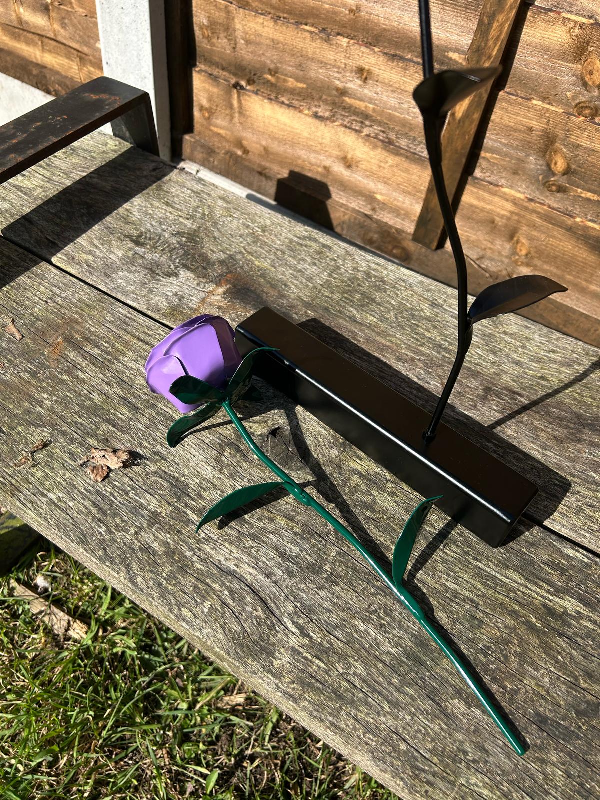 Forever Rose, Handcrafted Steel Rose- Mothers day- Anniversary- Wedding- Birthday- Memorial- Special occasion- Gift