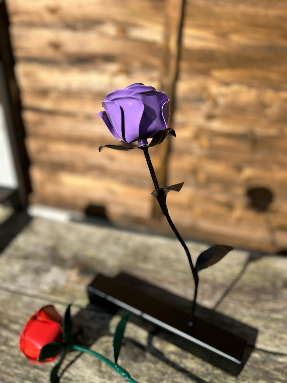 Forever Rose, Handcrafted Steel Rose- Mothers day- Anniversary- Wedding- Birthday- Memorial- Special occasion- Gift