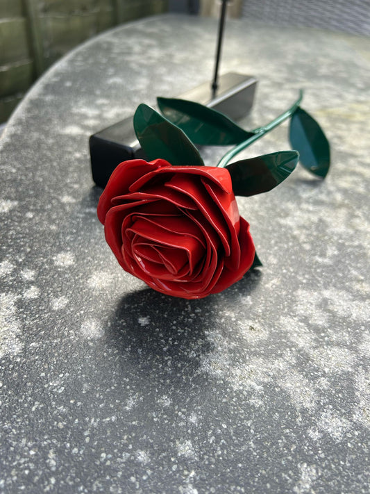 Forever Rose, Handcrafted Steel Rose- Mothers day- Anniversary- Wedding- Birthday- Memorial- Special occasion- Gift