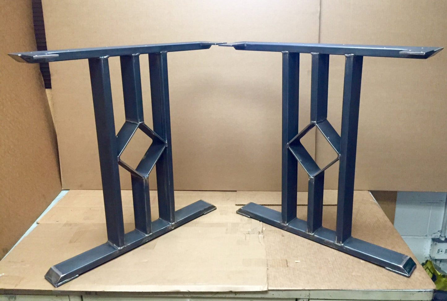 Industrial Pillar Frame legs dining| desk| coffee| breakfast bar|