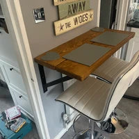 Breakfast bar | Kitchen table | Desk | scaffold boards | Brackets are included