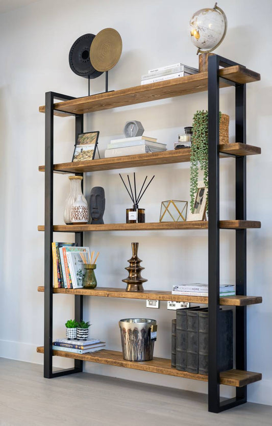 Shelving unit | Media unit | Console Table |Book case | Room divider | Bar | free standing | reclaimed scaffold boards| box section