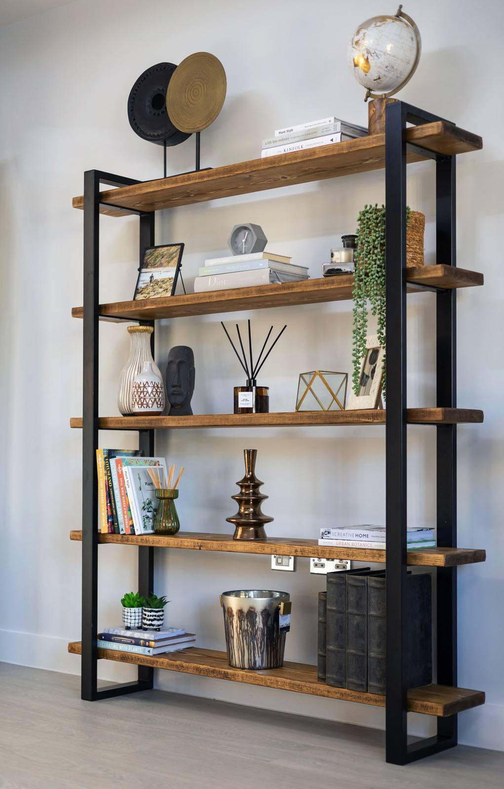 Handmade Industrial Shelving Unit Bookcase Room Divider