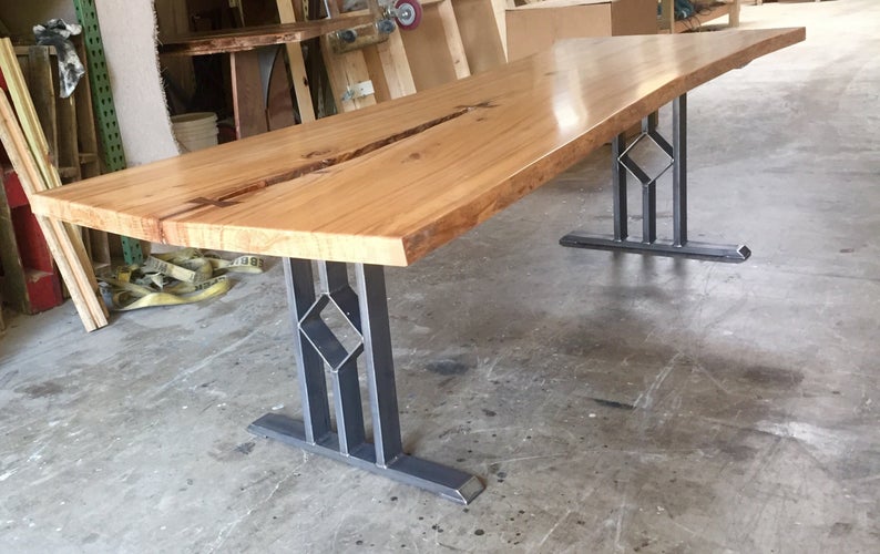 Industrial Pillar Frame legs dining| desk| coffee| breakfast bar|