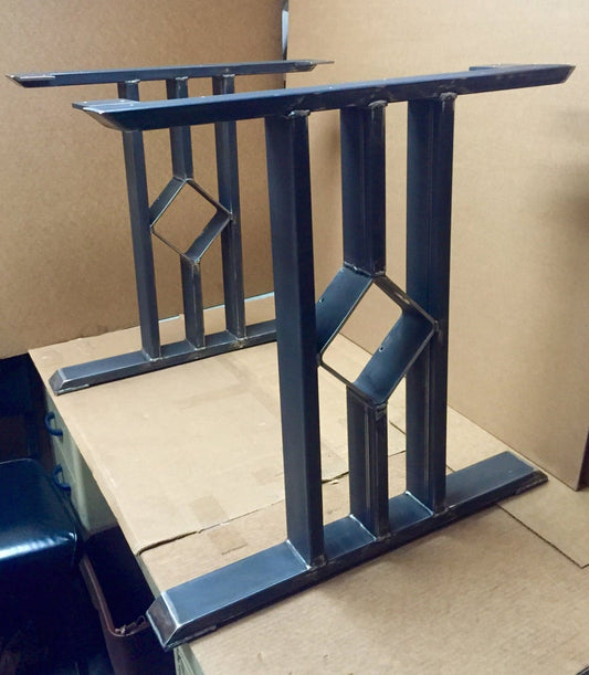 Industrial Pillar Frame legs dining| desk| coffee| breakfast bar|